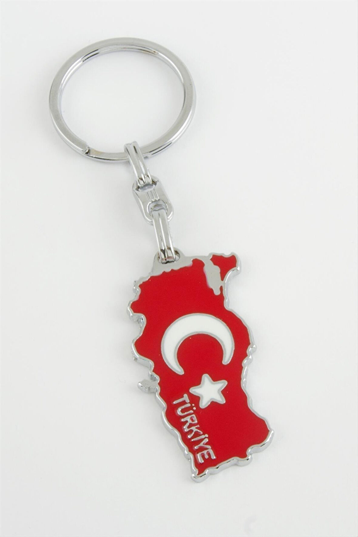 Ay Yıldız Metal Anahtarlık