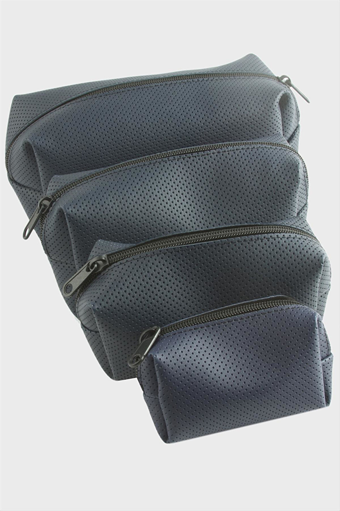 4 Adet El Tutmalı Makyaj Çantası