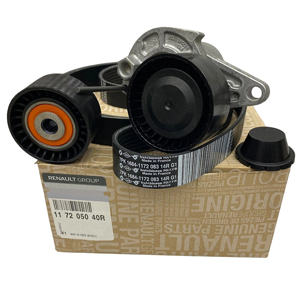 Alternatör V Kayış Gergi Rulman Kiti Renault Megane 4 Talisman 1.6 Dci 117205040R MAİS