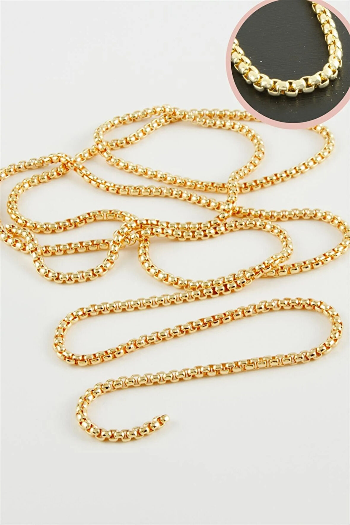 3 mm Kobra Zincir 1 metre