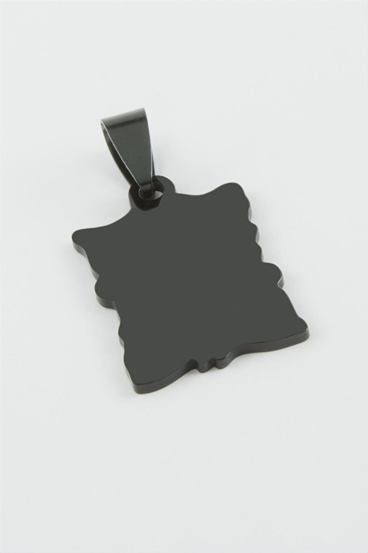 Tablet İsim Yazılabilir Çelik Kolye Ucu 1,7*2,2 cm