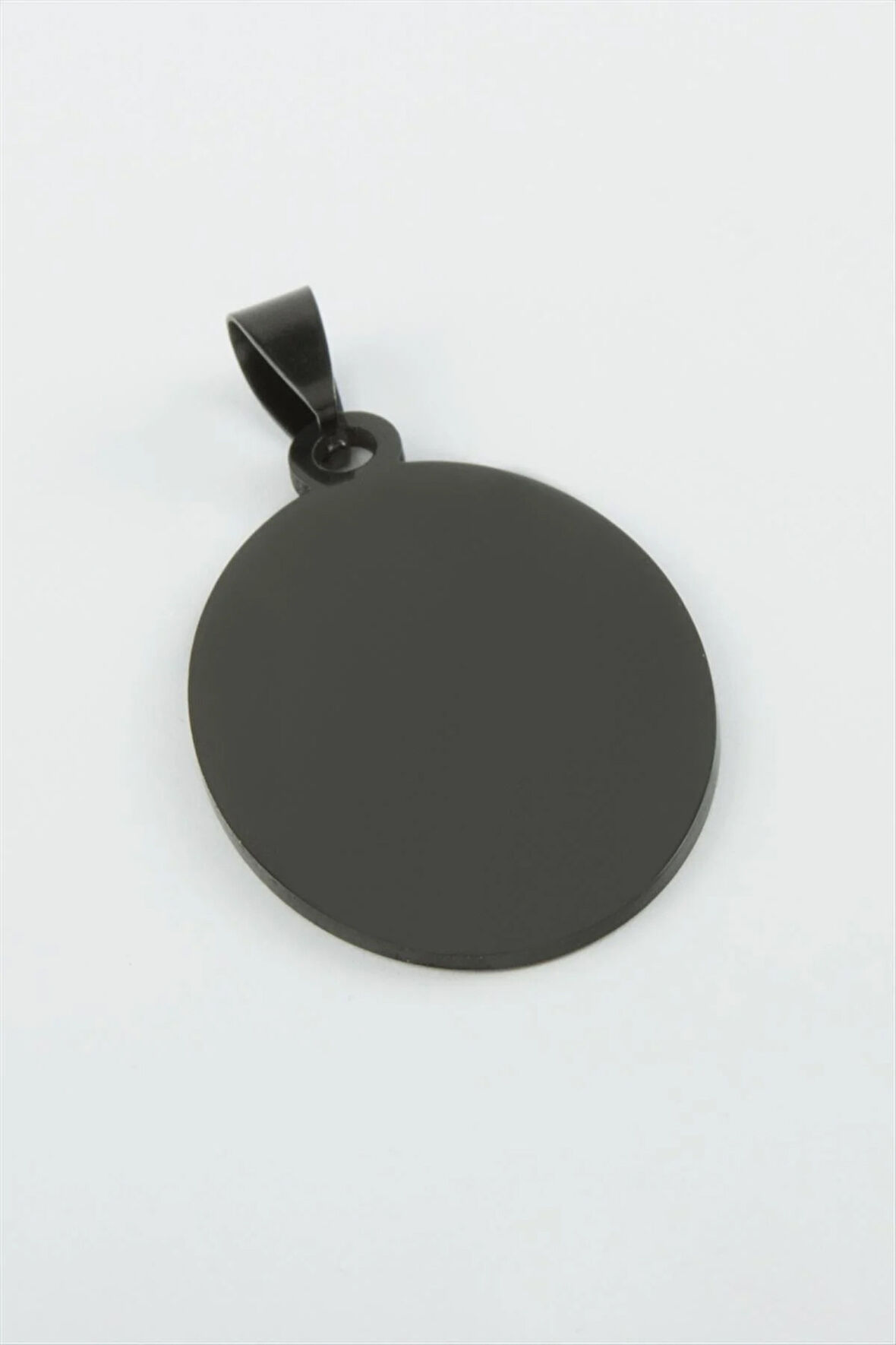 Oval İsim Yazılabilir Çelik Kolye Ucu 2,5*3,5 cm