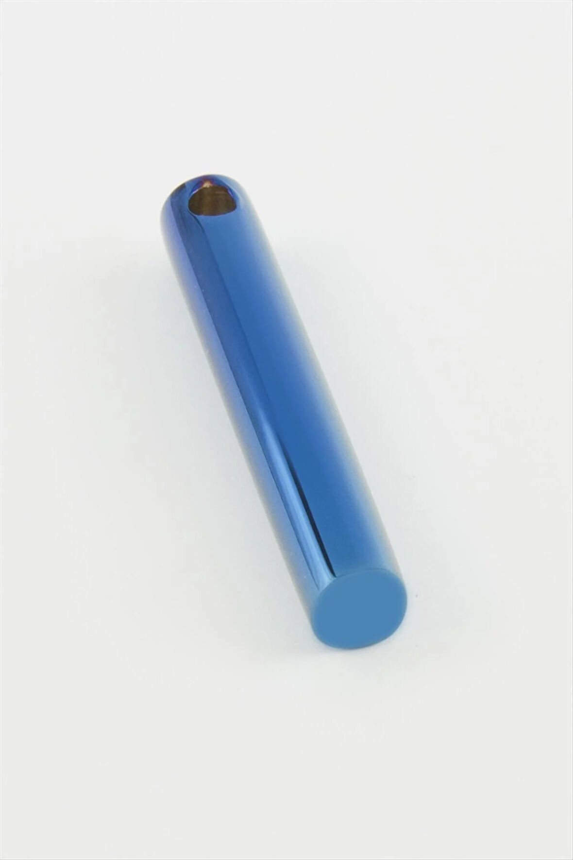 Silindir İsim Yazılabilir Çelik Kolye Ucu 0,6*3,5 cm