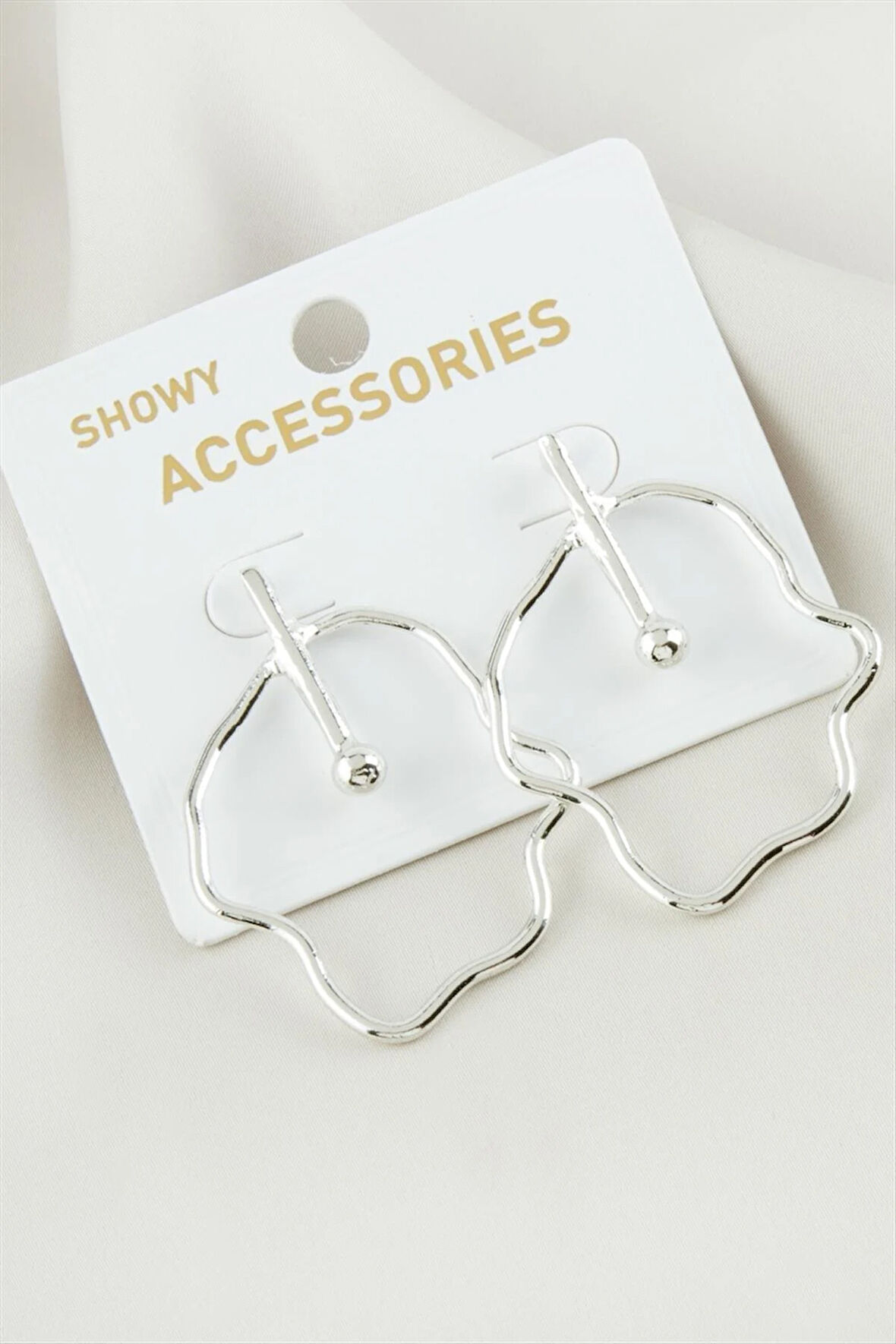 Bulut İnci Metal Küpe