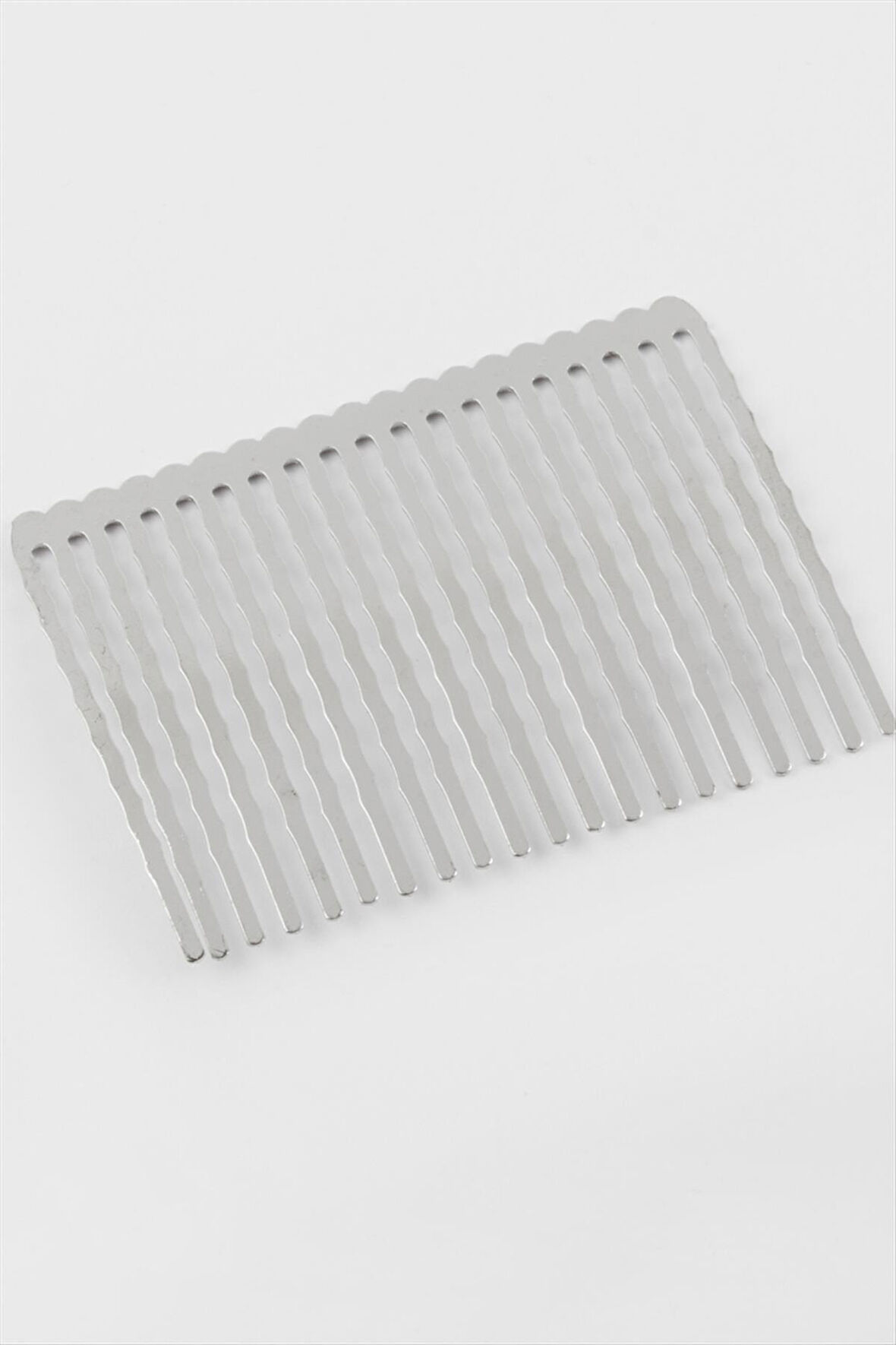 Dalgalı Metal Tarak 1 Adet