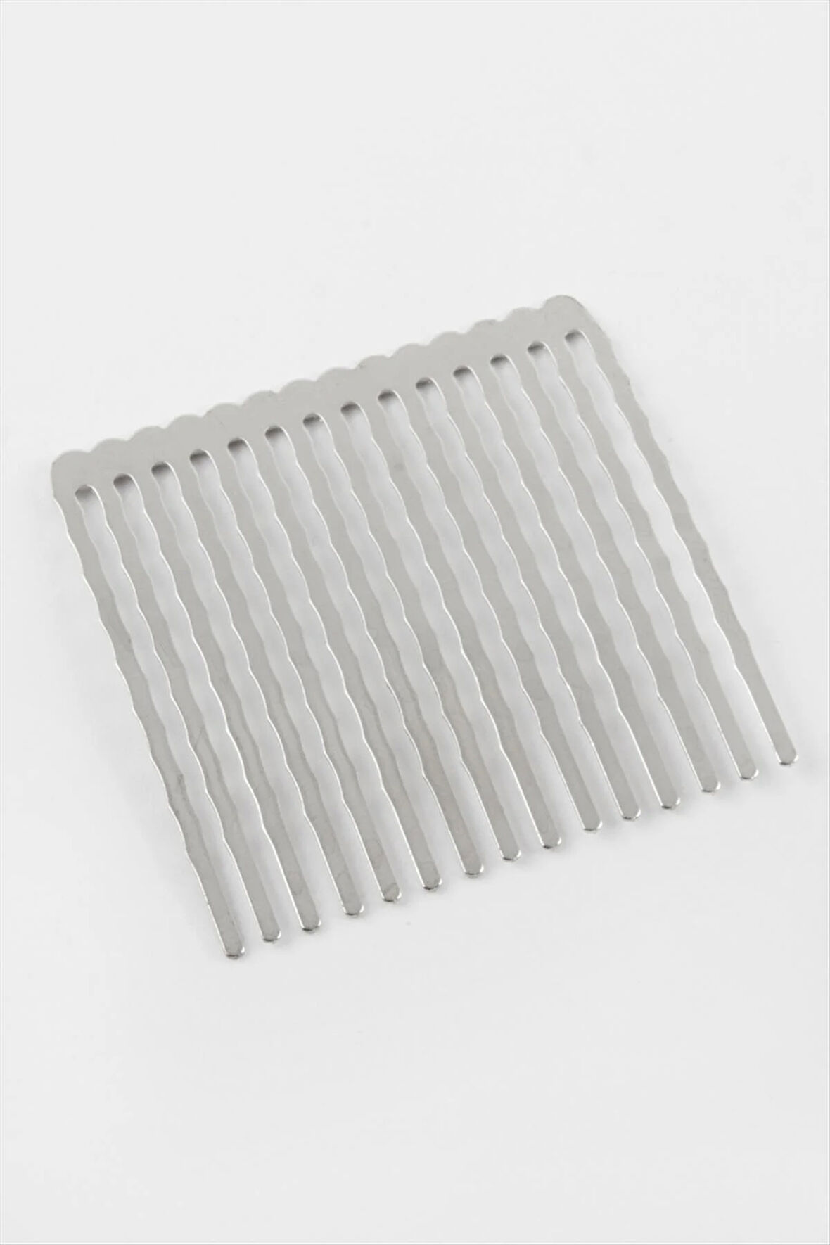 Dalgalı Metal Tarak Küçük 1 Adet