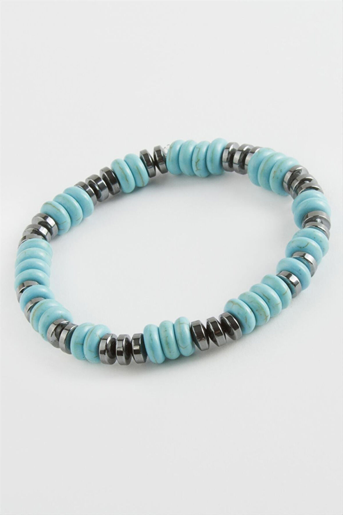 Hematit Turkuaz Doğaltaş Bileklik