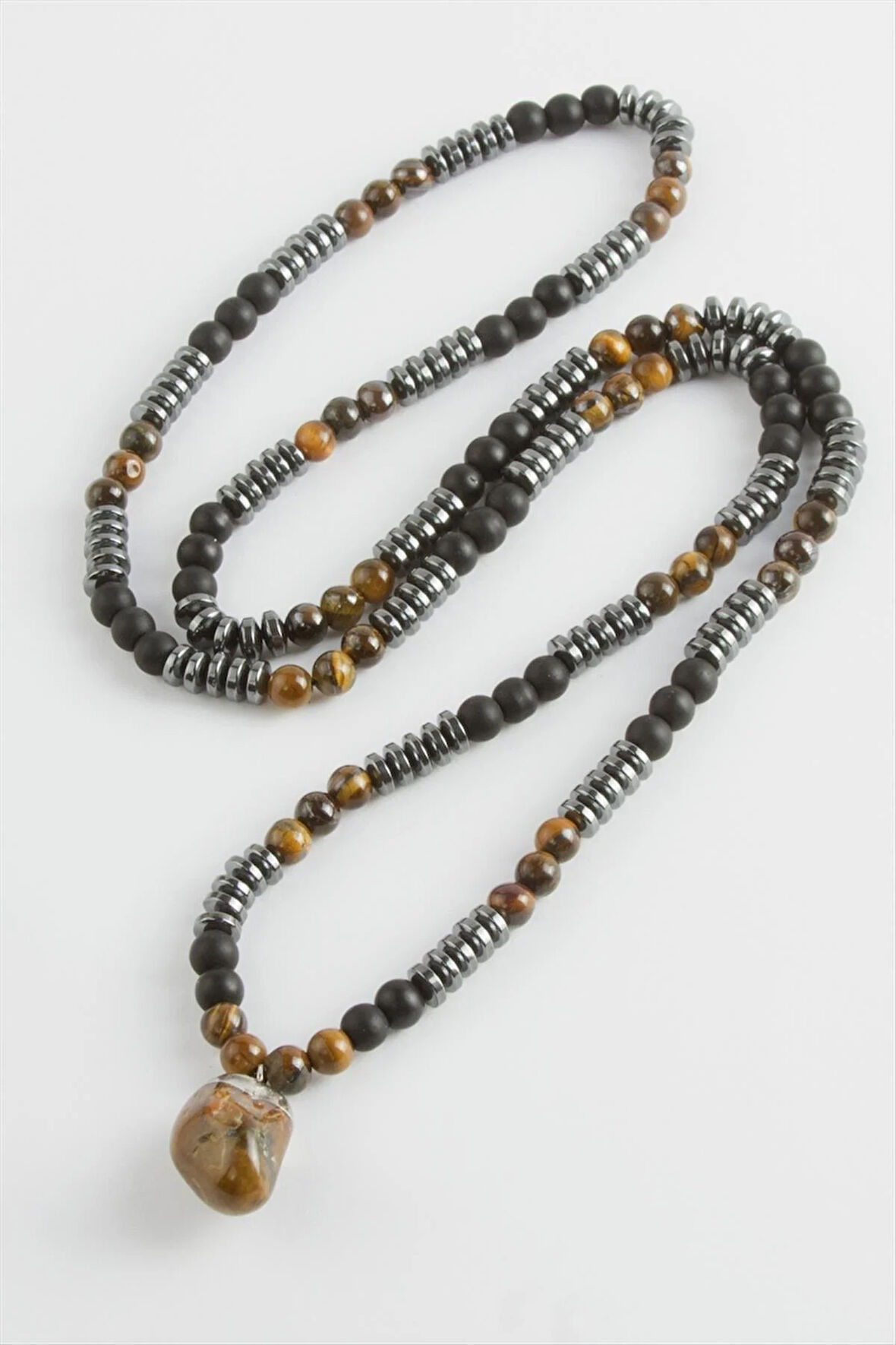 Kaplangözü Hematit Doğaltaş Kolye