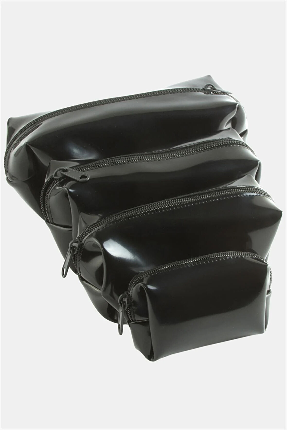 4 Adet El Tutmalı Makyaj Çantası