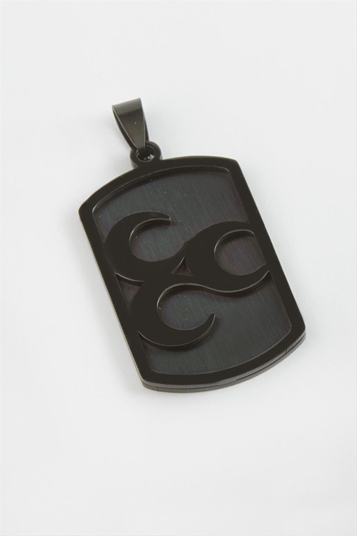 Hilal Çelik Kolye Ucu 4 cm