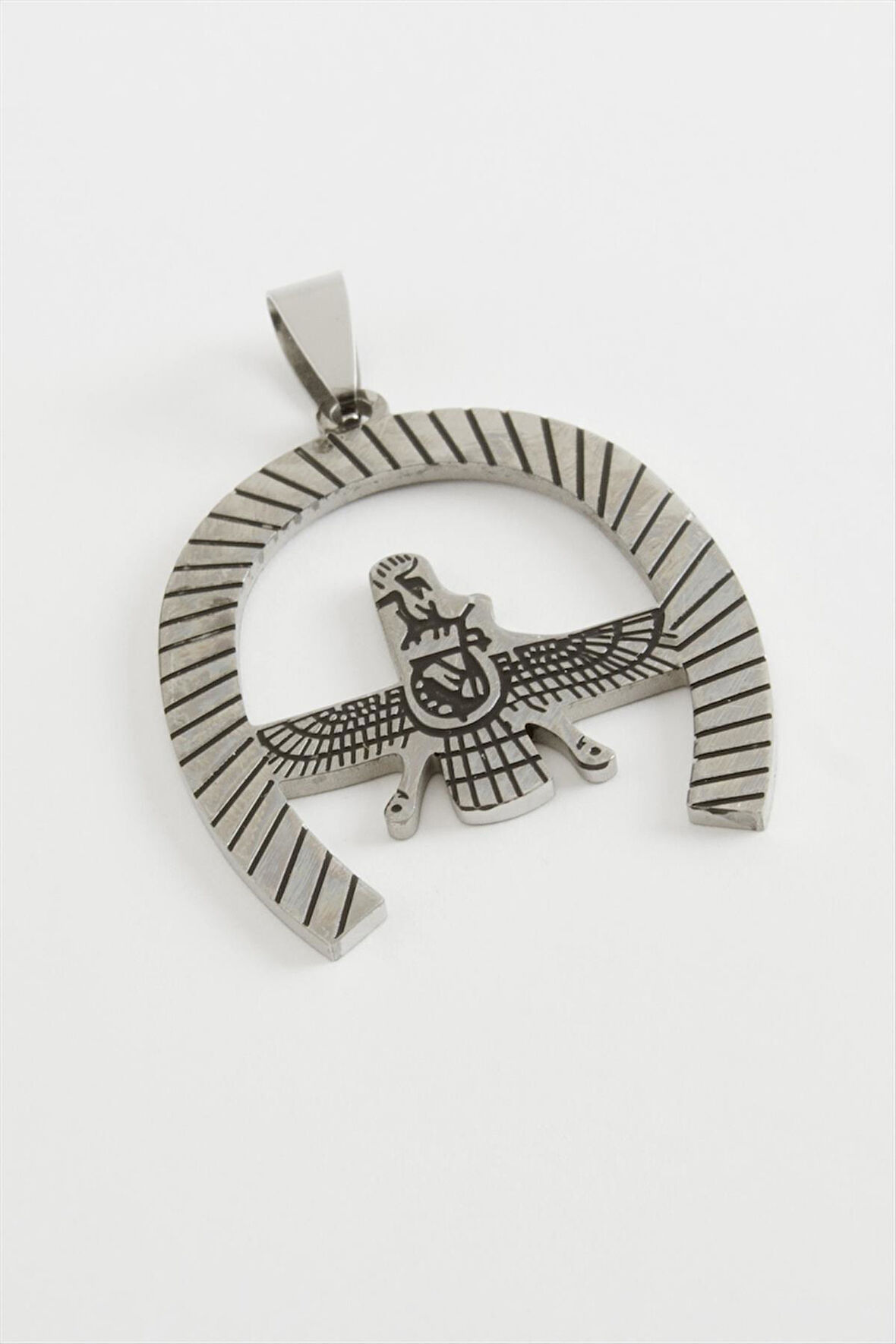 Kanat Çelik Kolye Ucu 3,5 cm