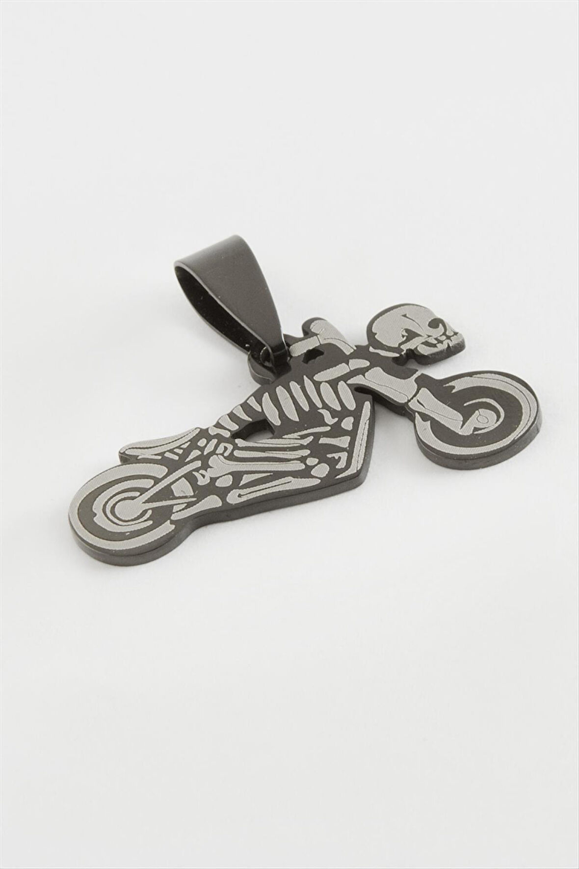 Motor Kuru Kafa Çelik Kolye Ucu 3 cm