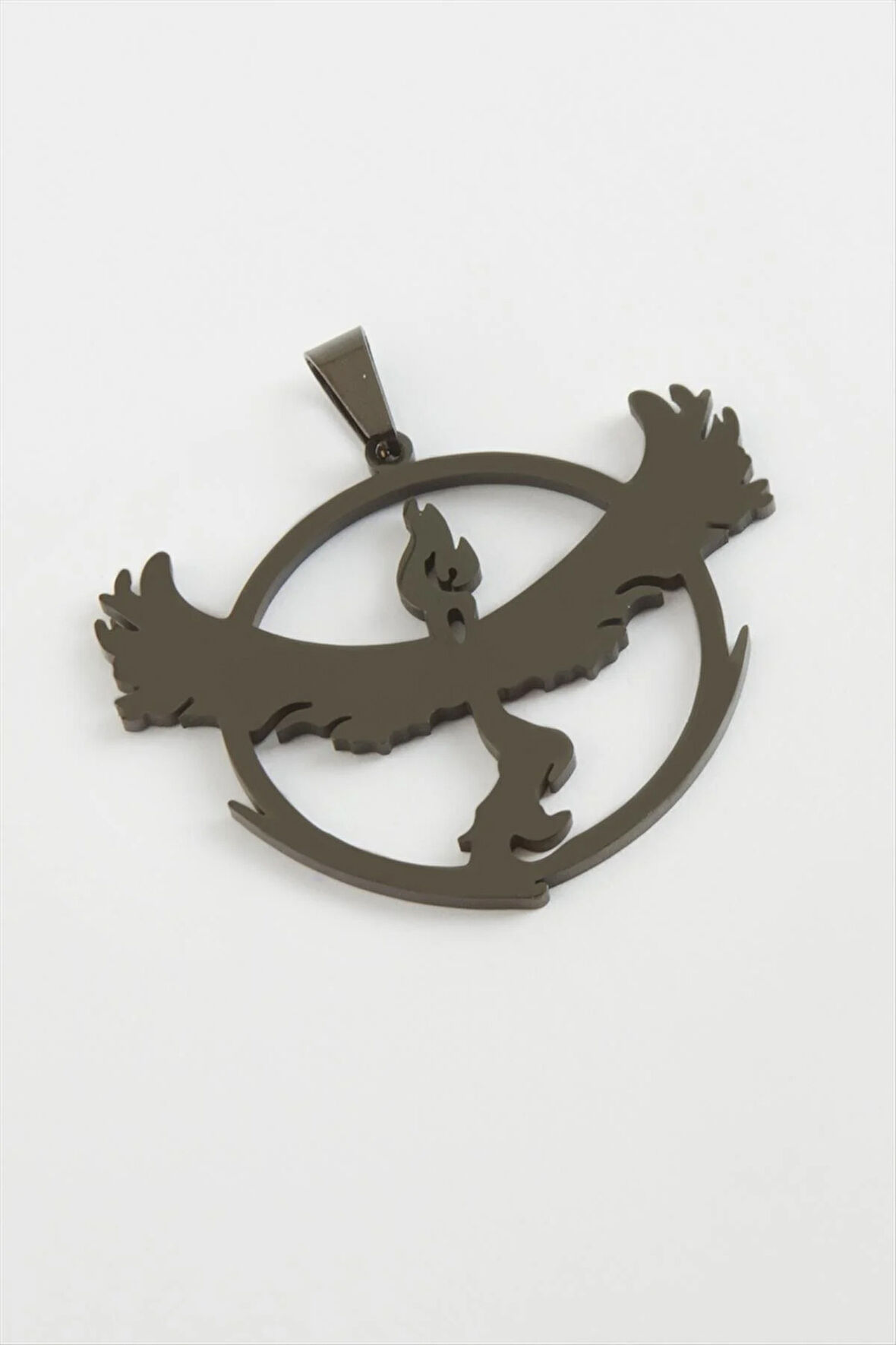 Kuş Çelik Kolye Ucu 3 cm