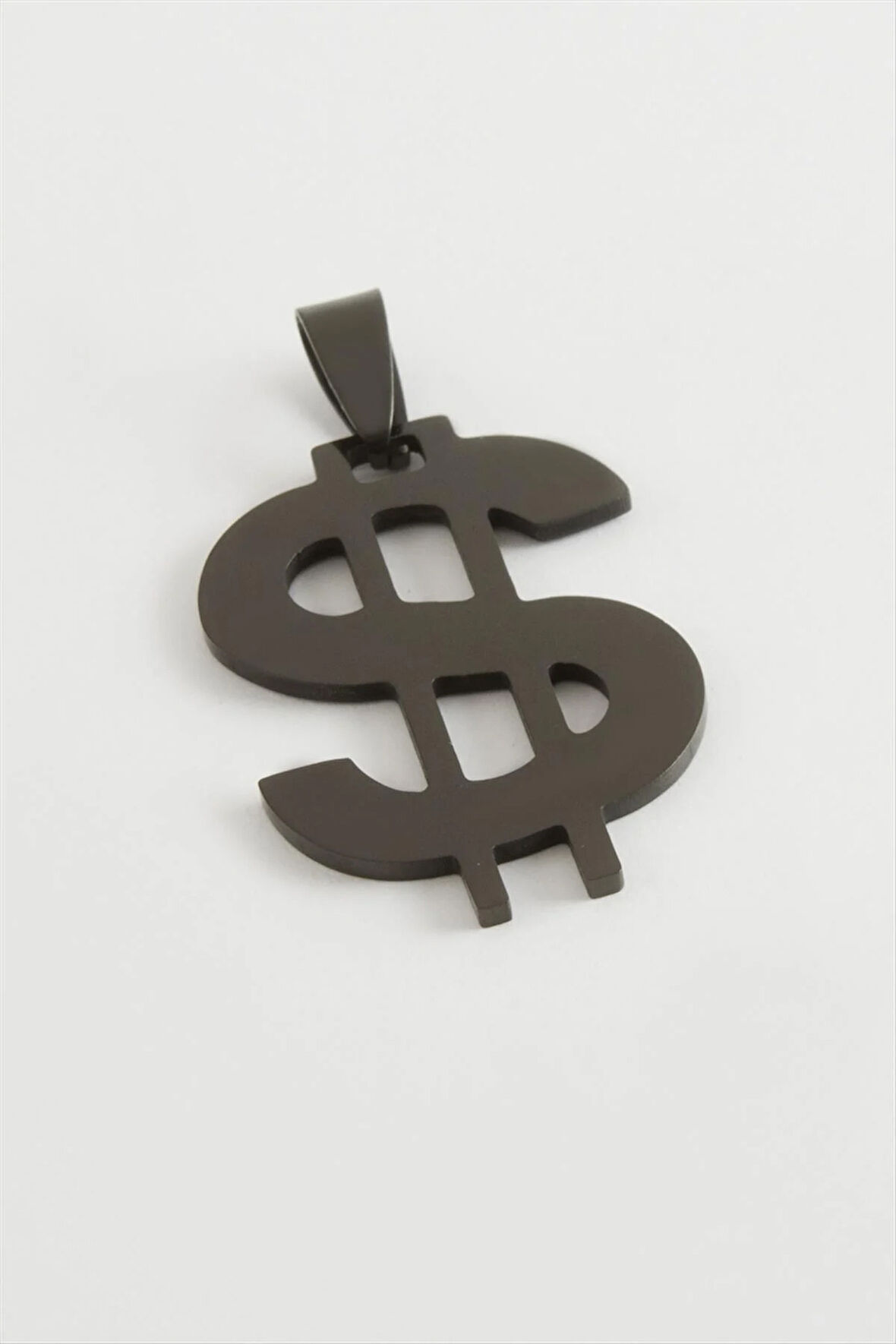 Dolar Çelik Kolye Ucu 3 cm