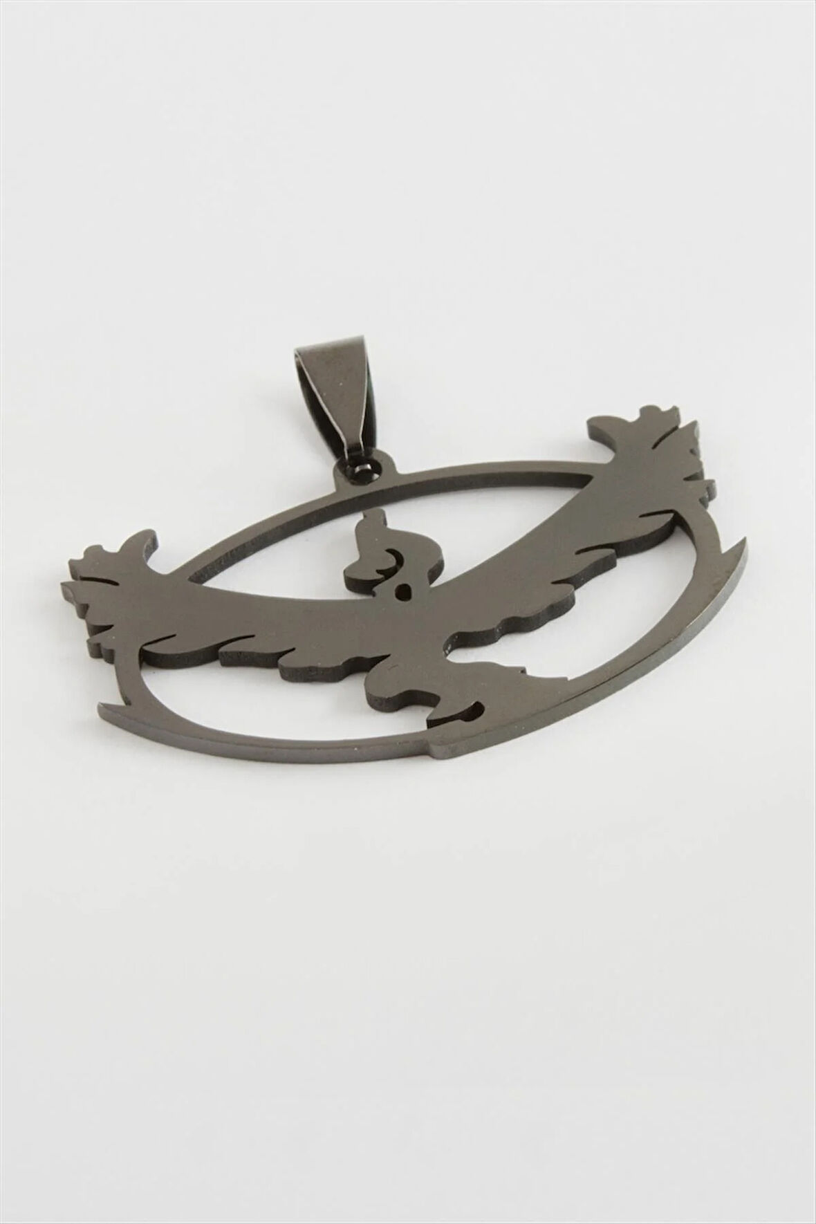 Kuş Çelik Kolye Ucu 4 cm