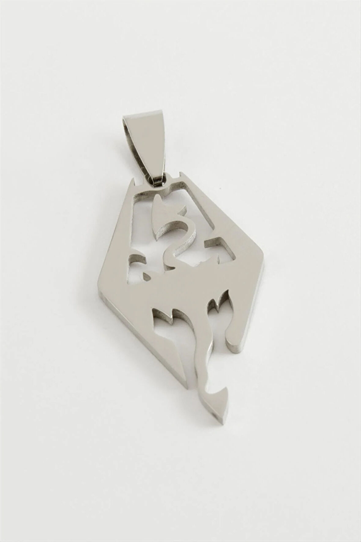 Ejderha Çelik Kolye Ucu 3,5 cm