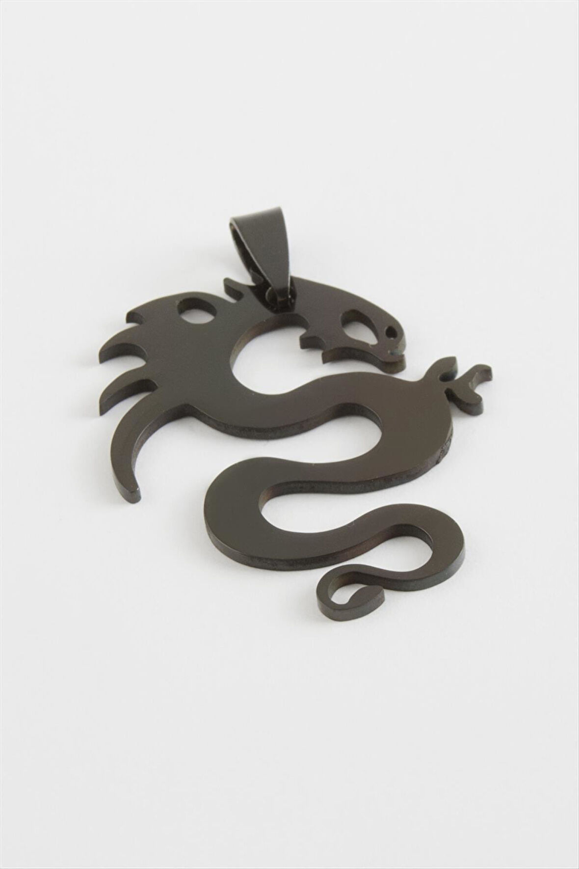 Ejderha Çelik Kolye Ucu 4 cm