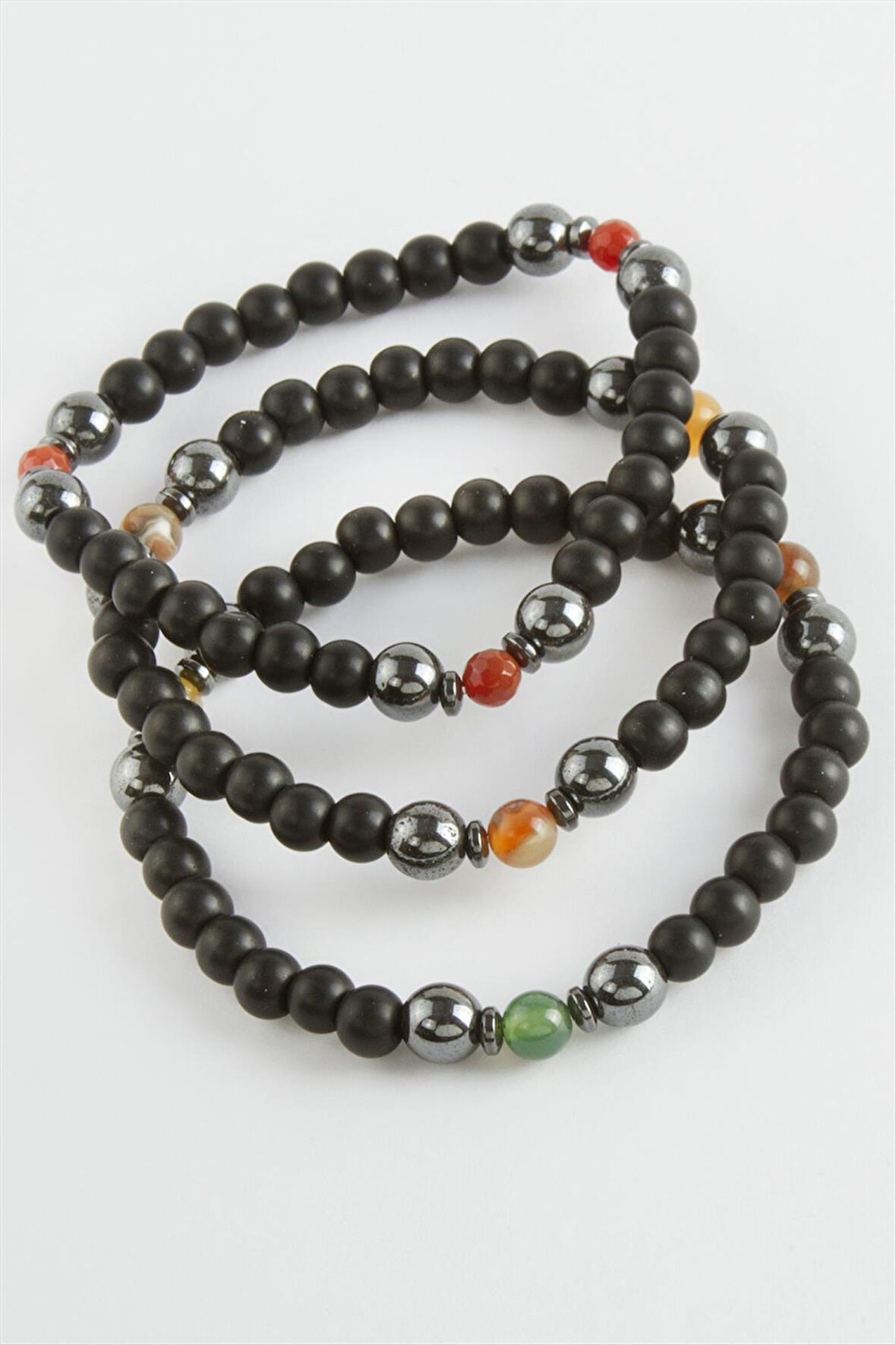 Ceyt Hematit Onix Doğaltaş Bileklik