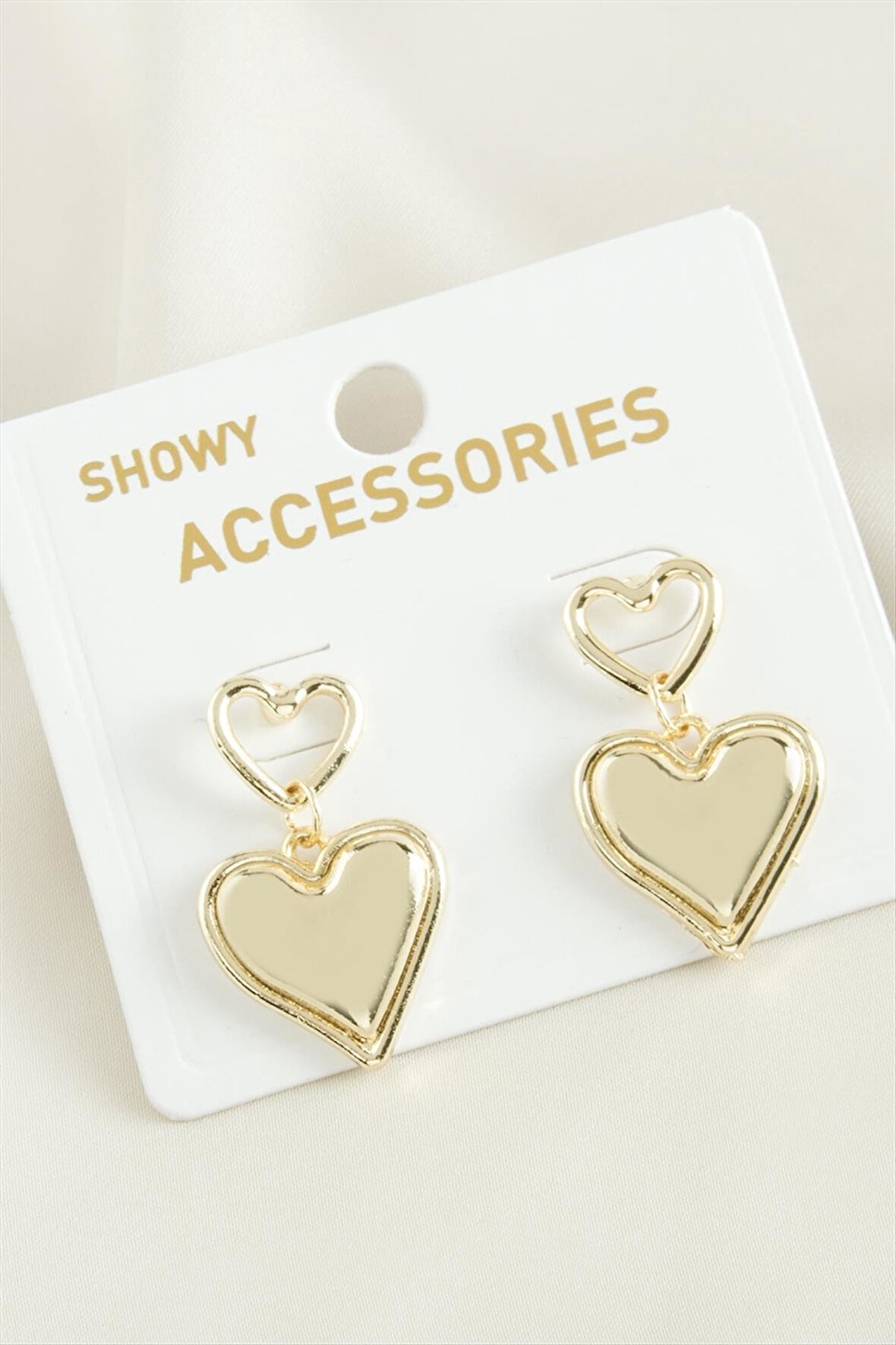 Kalp Trend Metal Küpe