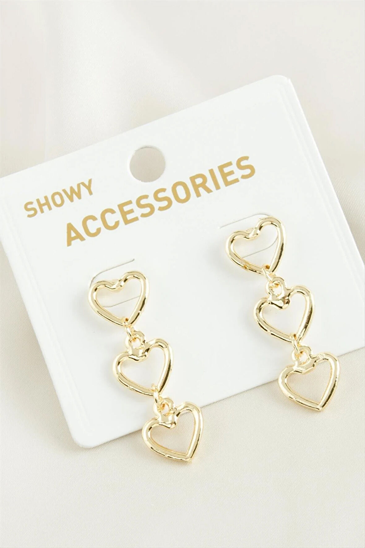 Kalp Trend Metal Küpe