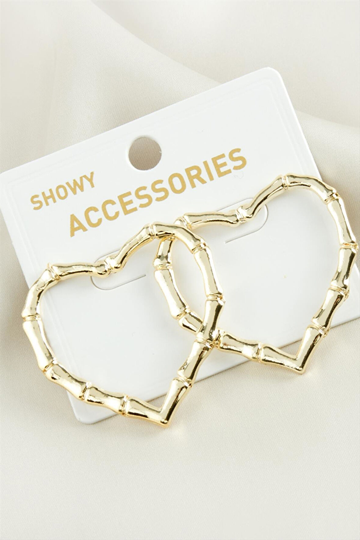 Kalp Trend Metal Küpe