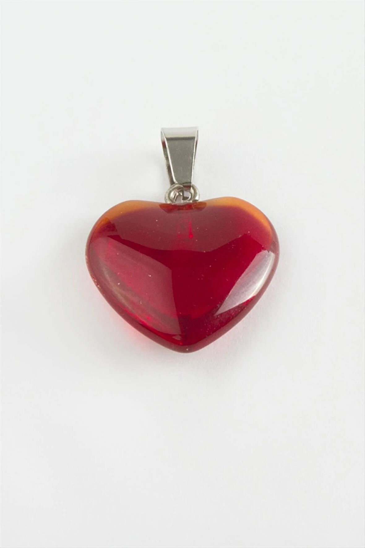 Kuvars Kalpli Doğaltaş Kolye Ucu