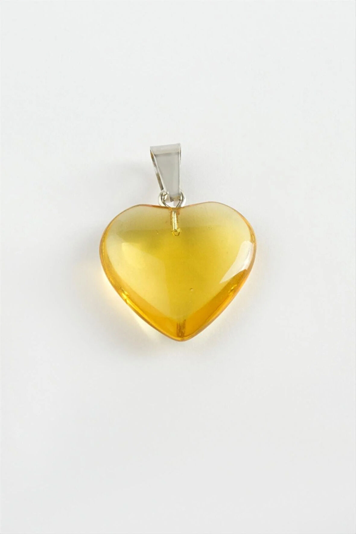 Kuvars Kalpli Doğaltaş Kolye Ucu