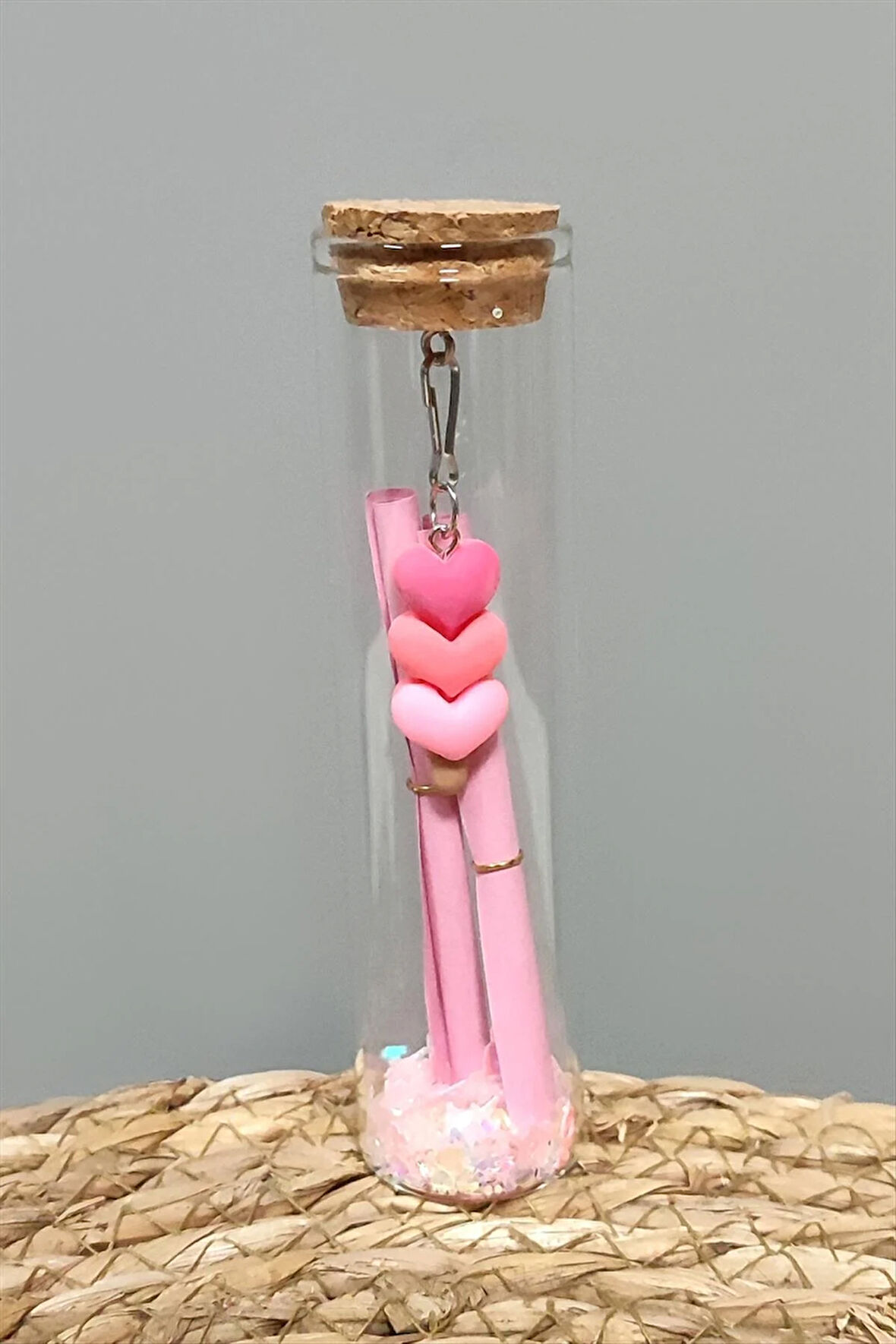 Kalp Dilek Şişesi 1 Adet Büyük