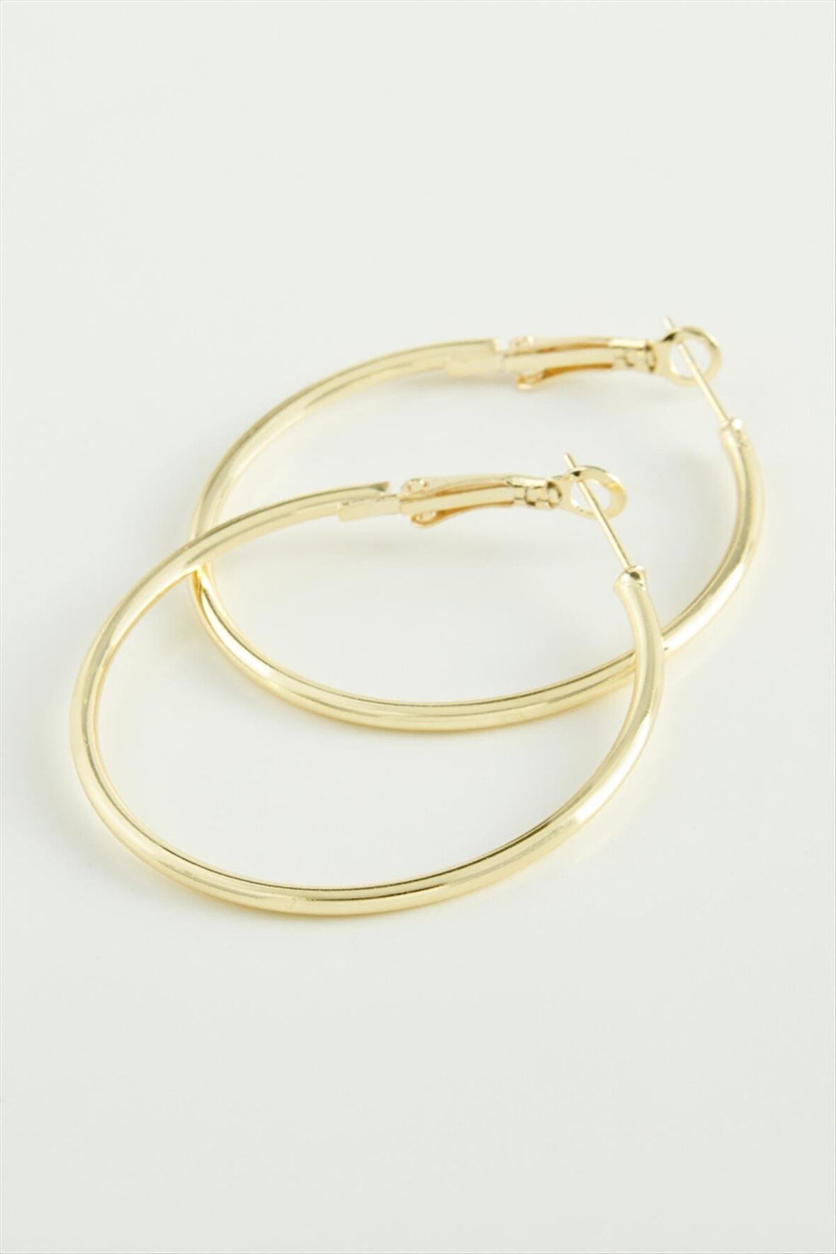 Metal Halka Küpe 3,5 cm