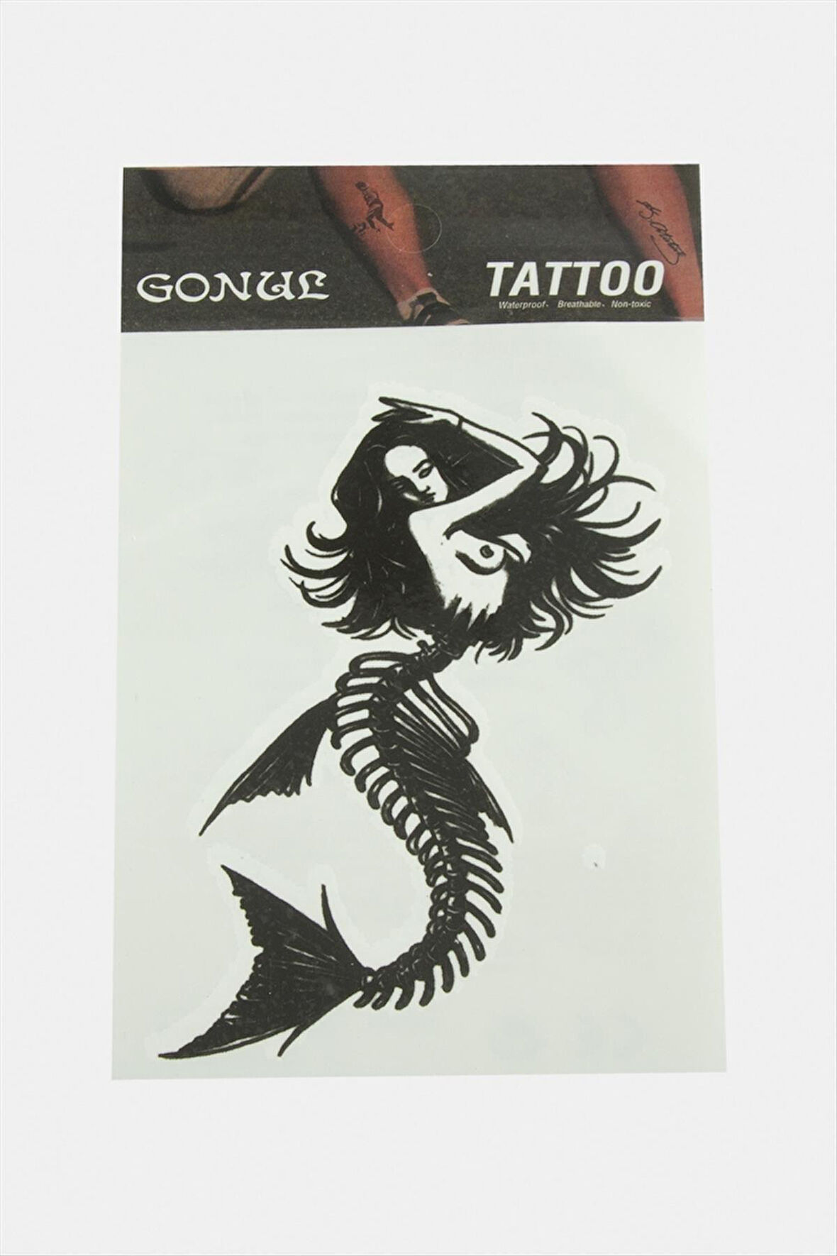 Deniz Kızı Tattoo Dövme Sticker