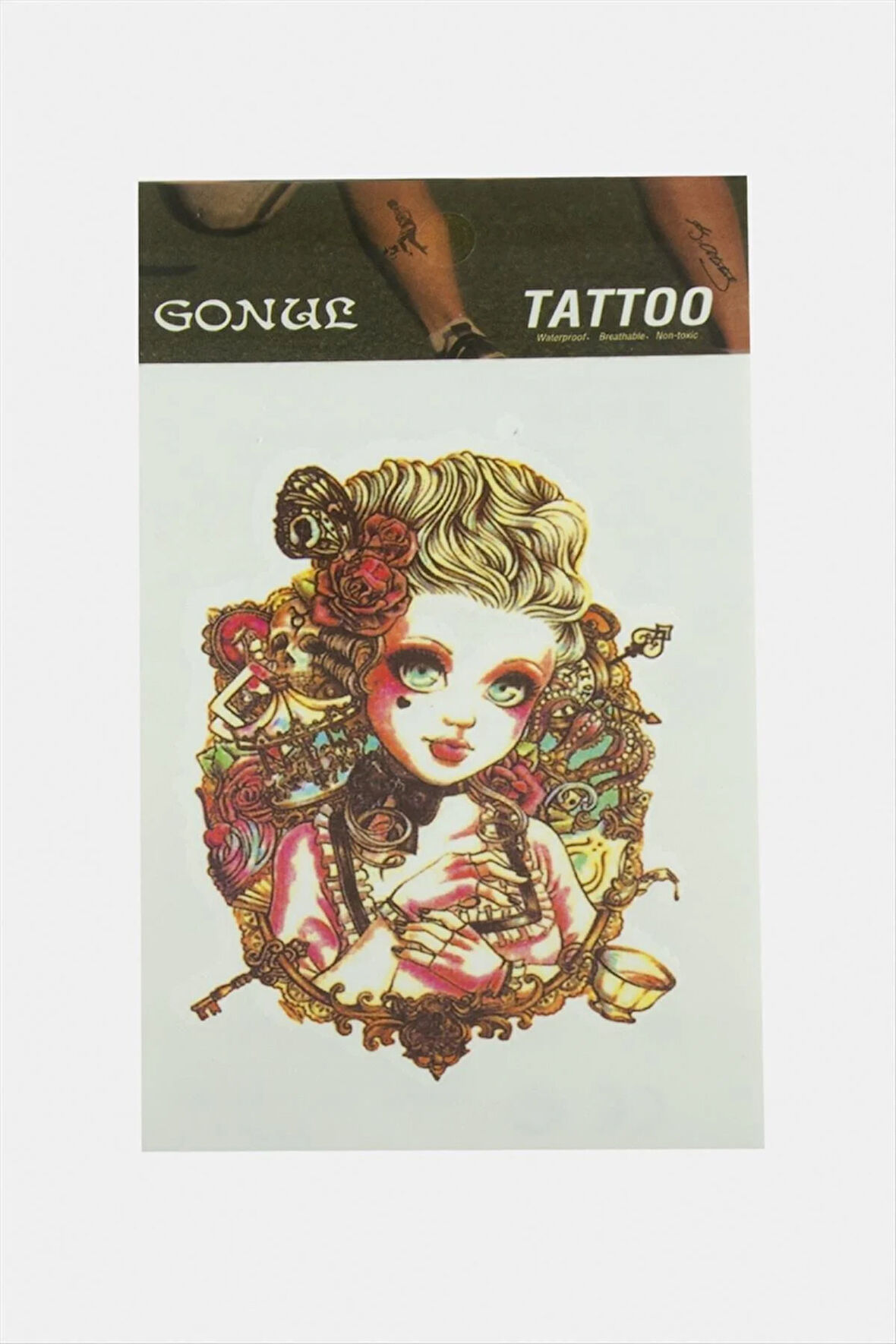 Kadın Tattoo Dövme Sticker