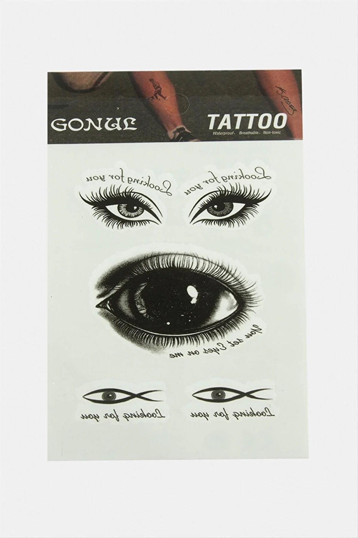 Göz Tattoo Dövme Sticker