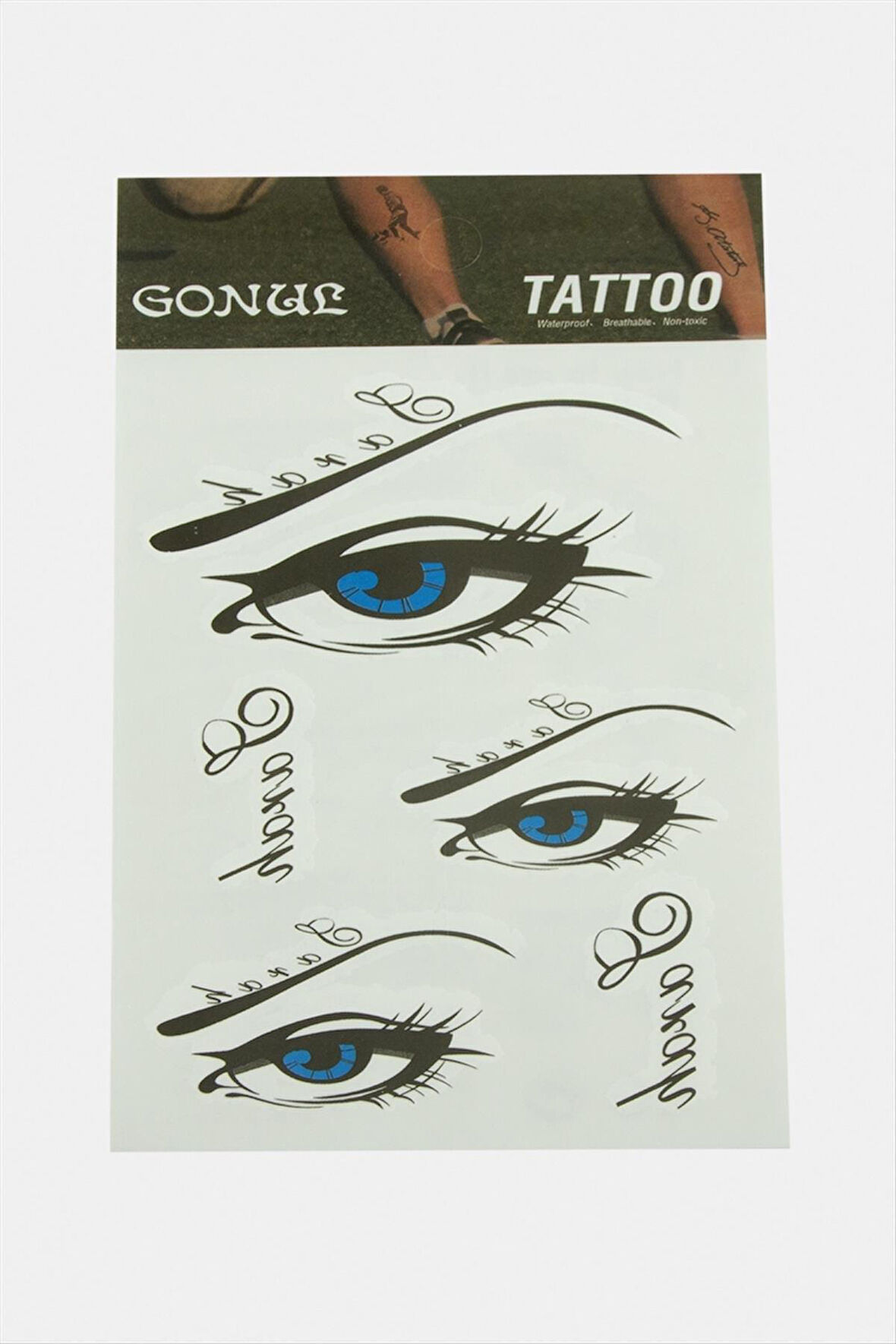 Göz Tattoo Dövme Sticker