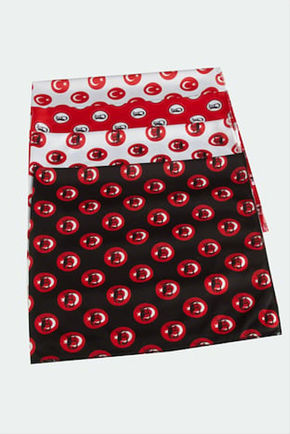 23 Nisan 19 Mayıs Türk Bayraklı ve Atatürk İmzalı Bandana 50*50