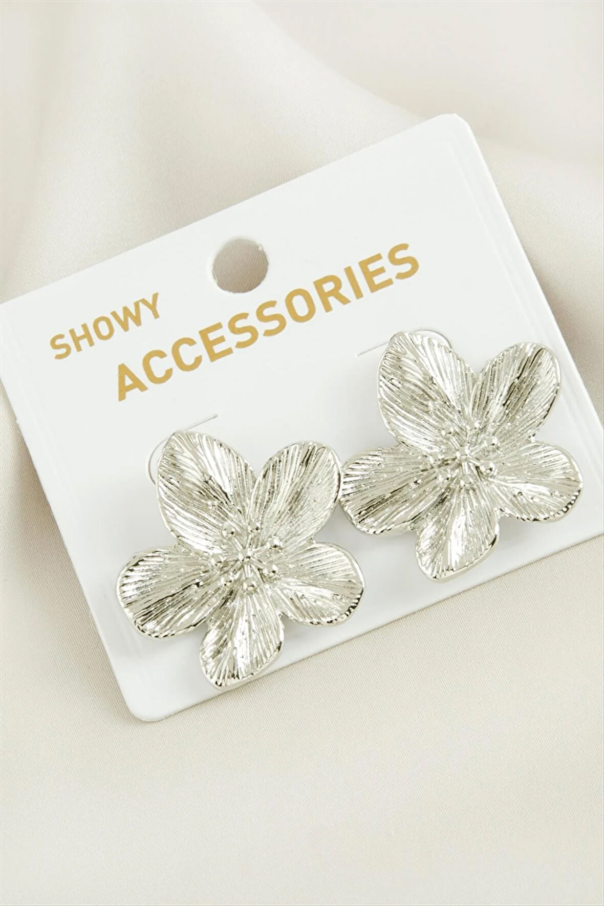 Orkide Trend Metal Küpe