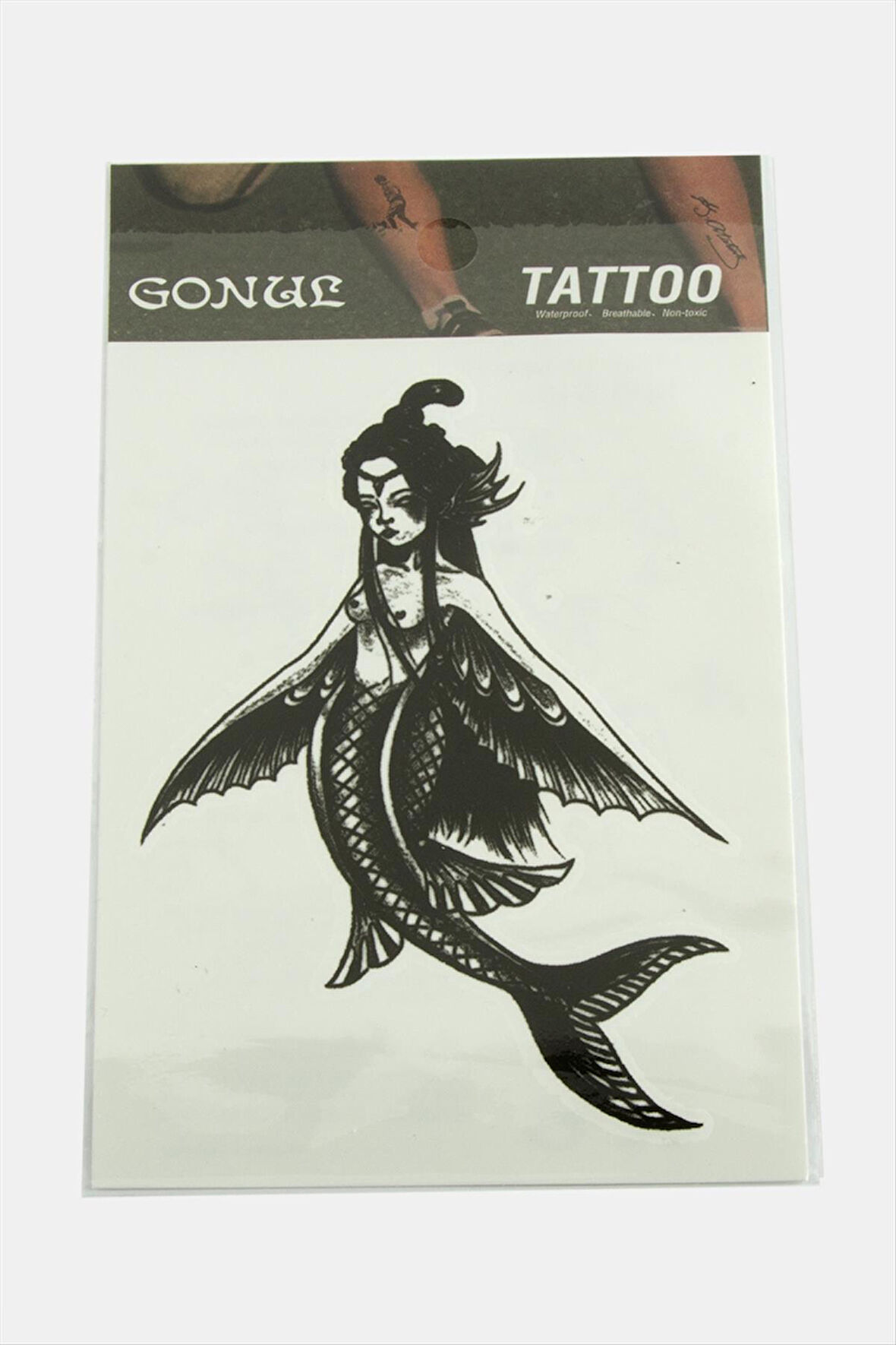Deniz Kızı Tattoo Dövme Sticker