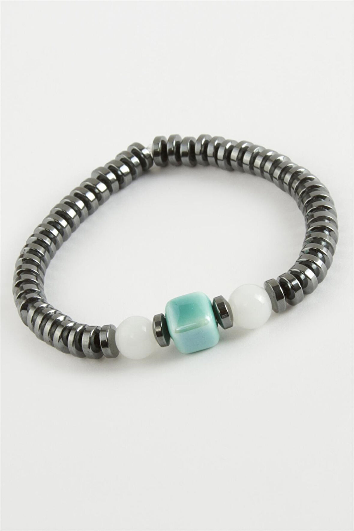 Cam  Hematit Doğaltaş Bileklik