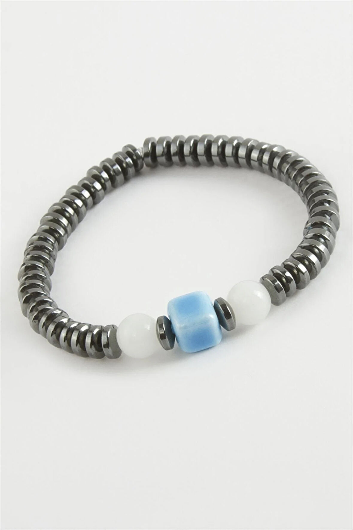 Cam  Hematit Doğaltaş Bileklik