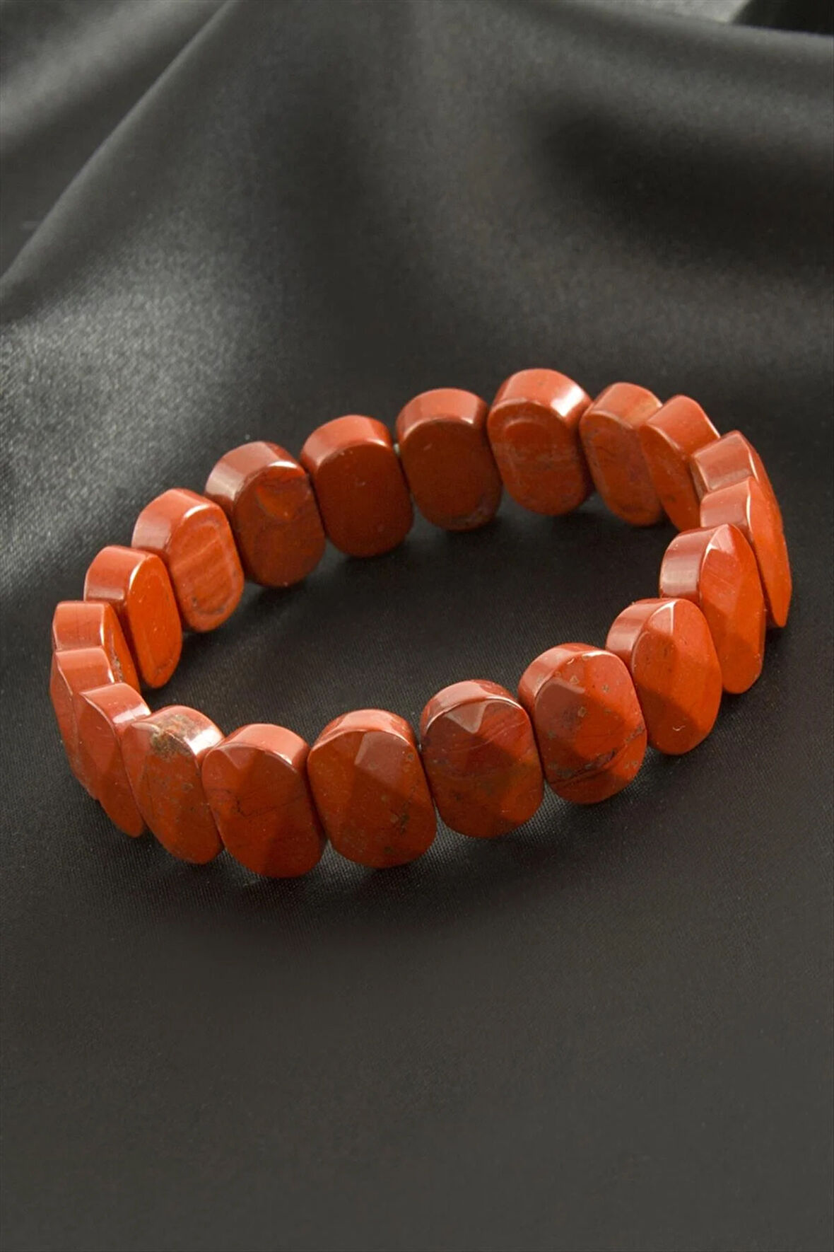 Oval Kesim Jasper Doğaltaşlı Bileklik