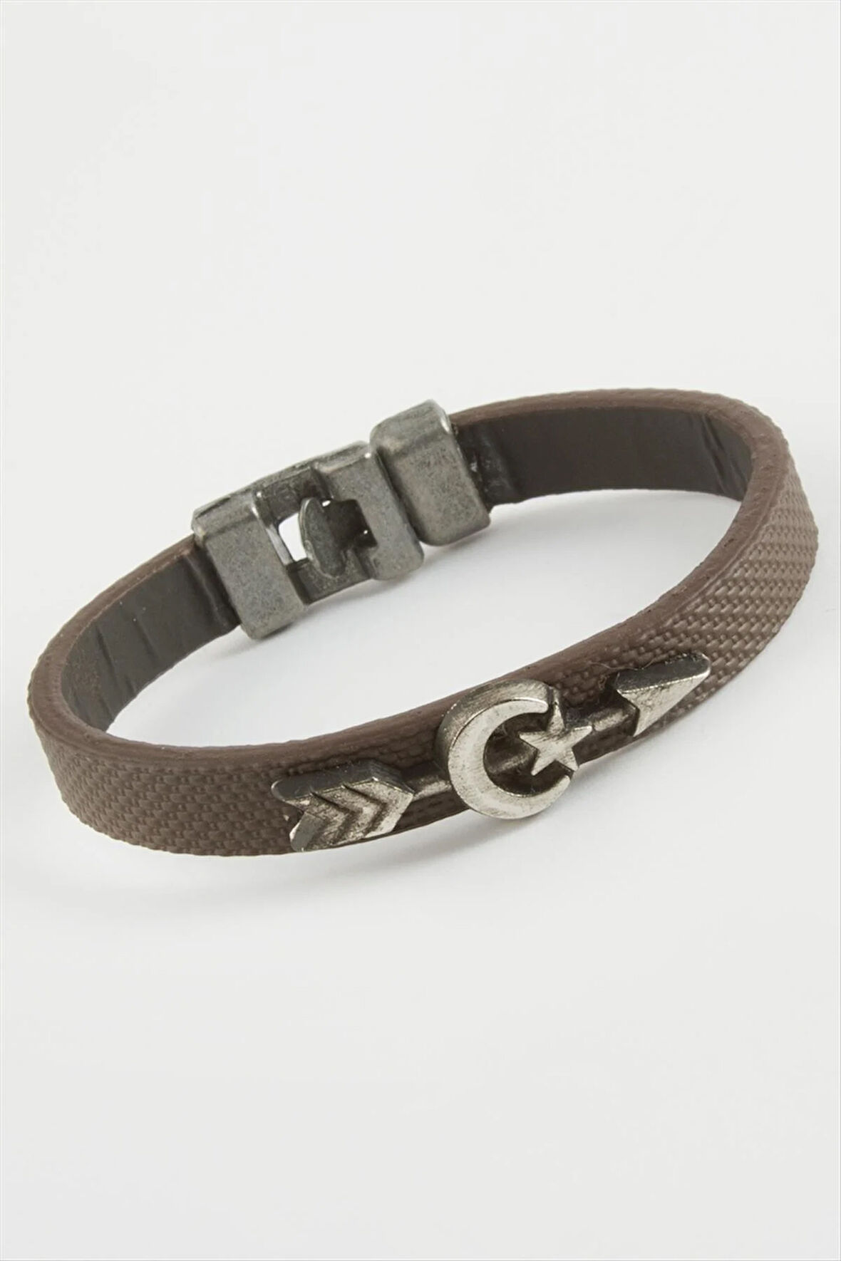 Ay Yıldız Ok Kaliteli Suni Deri Bileklik