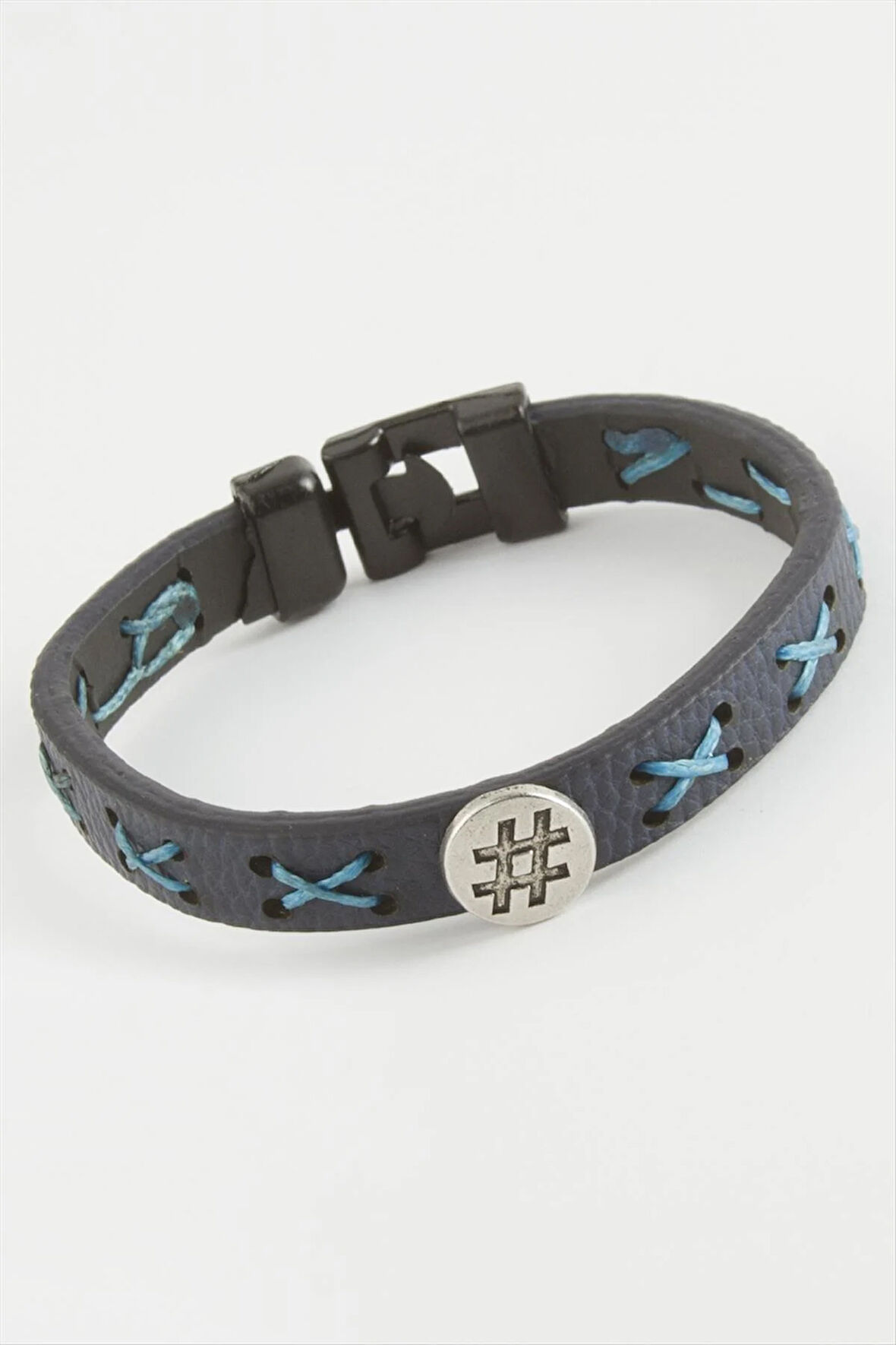 Kare Kaliteli Suni Deri Bileklik