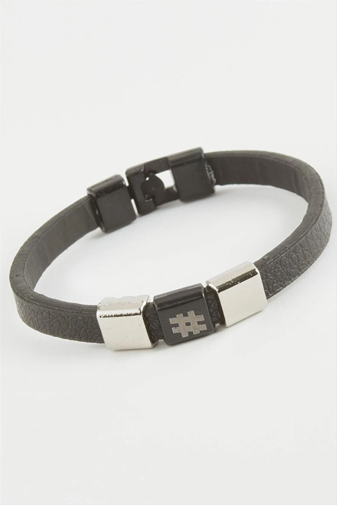 Kare Kaliteli Suni Deri Bileklik