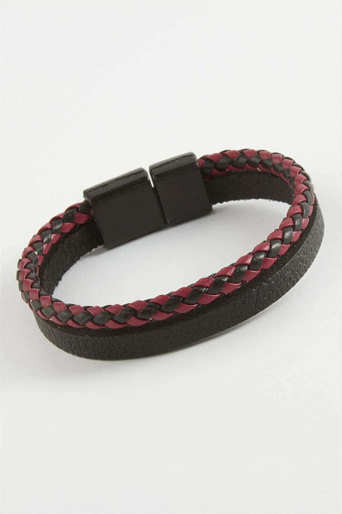 Mıknatıslı Orjinal Deri Bileklik