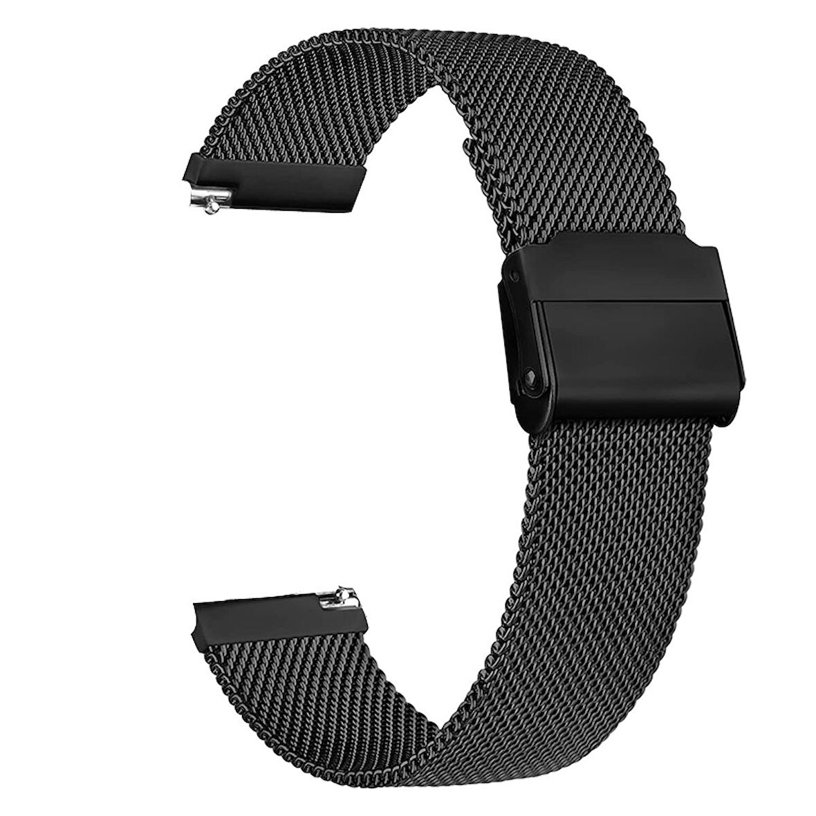 Gpack Amazfit GTR 47mm Kordon Çıtçıtlı Hasır Metal Örgülü KRD 45