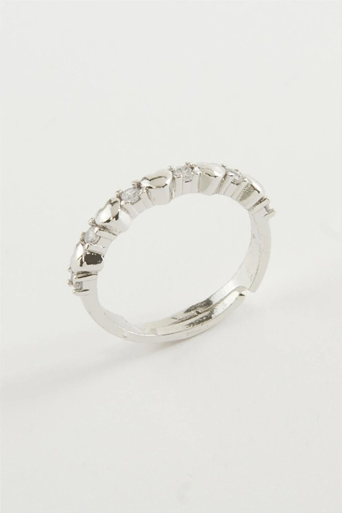 Kalp Taşlı Yüzük