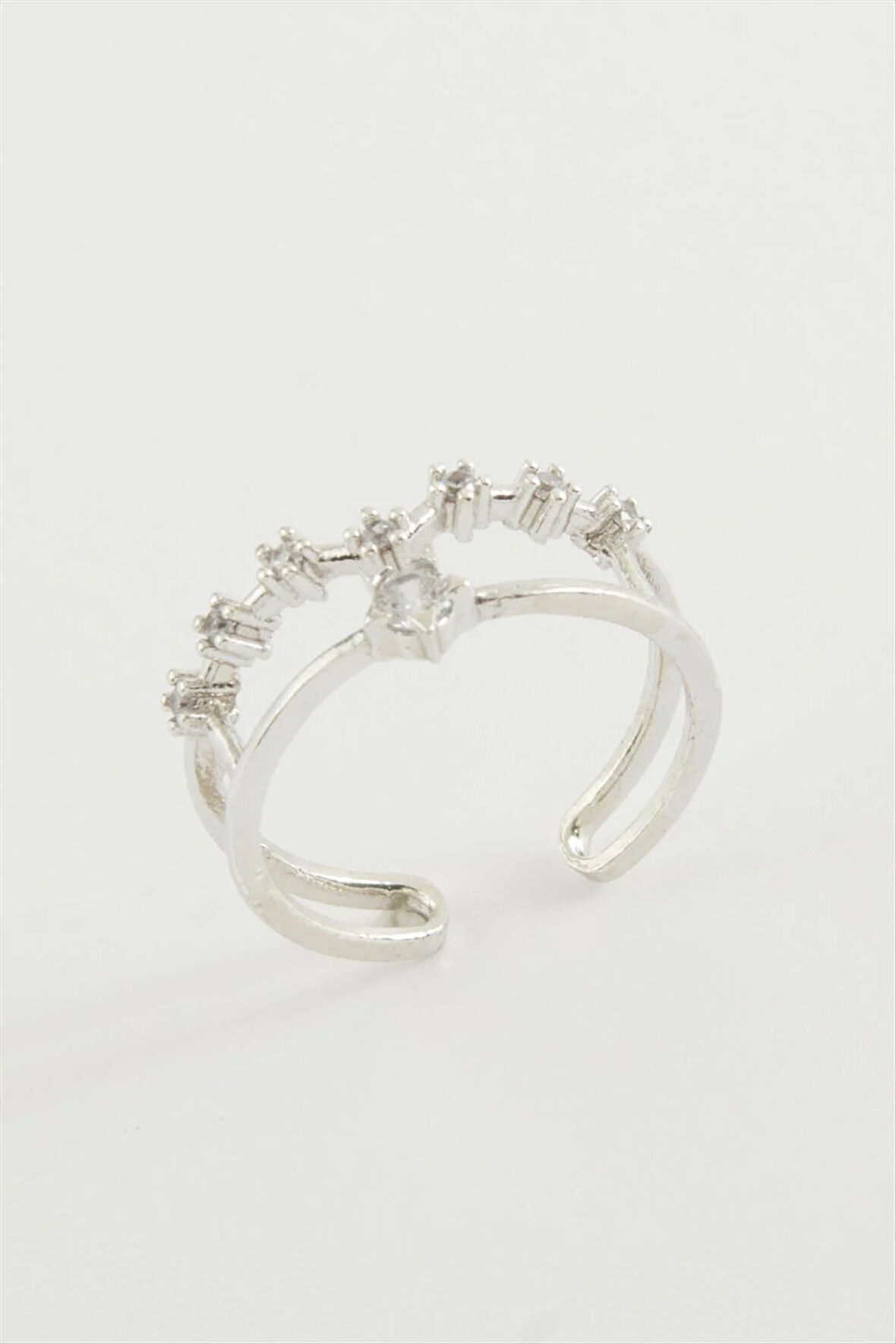 Yıldız Zirkon Taşlı Yüzük