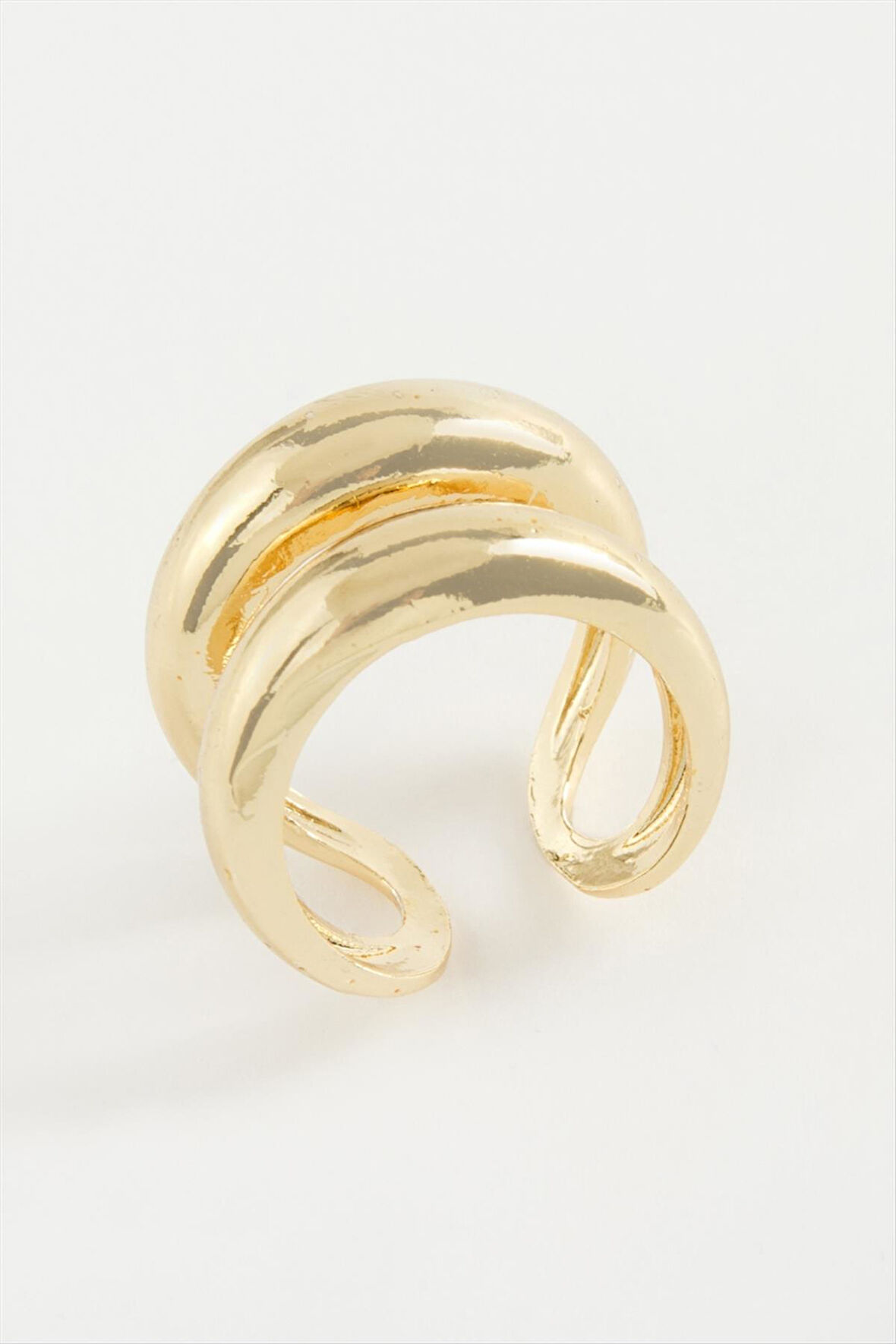 Çift Halka Metal Yüzük