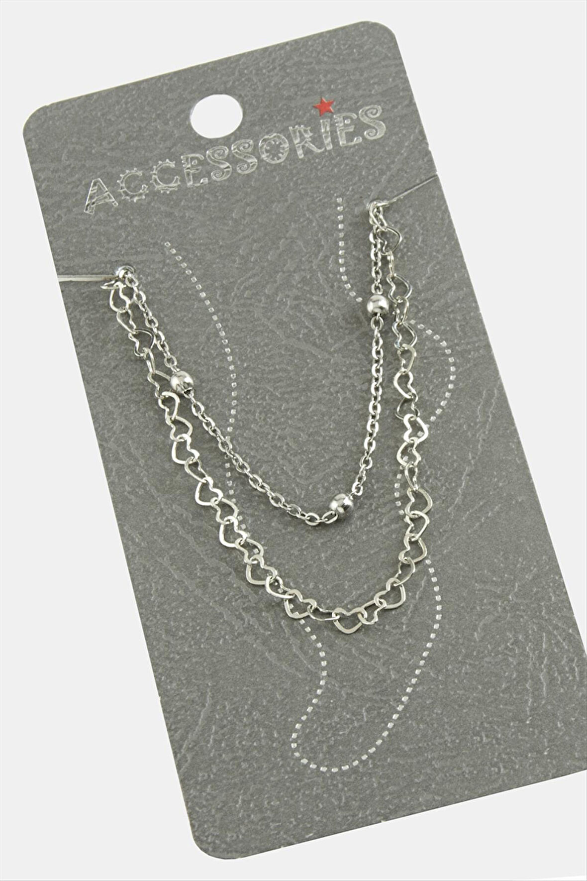 Çift Zincirli Çelik Halhal