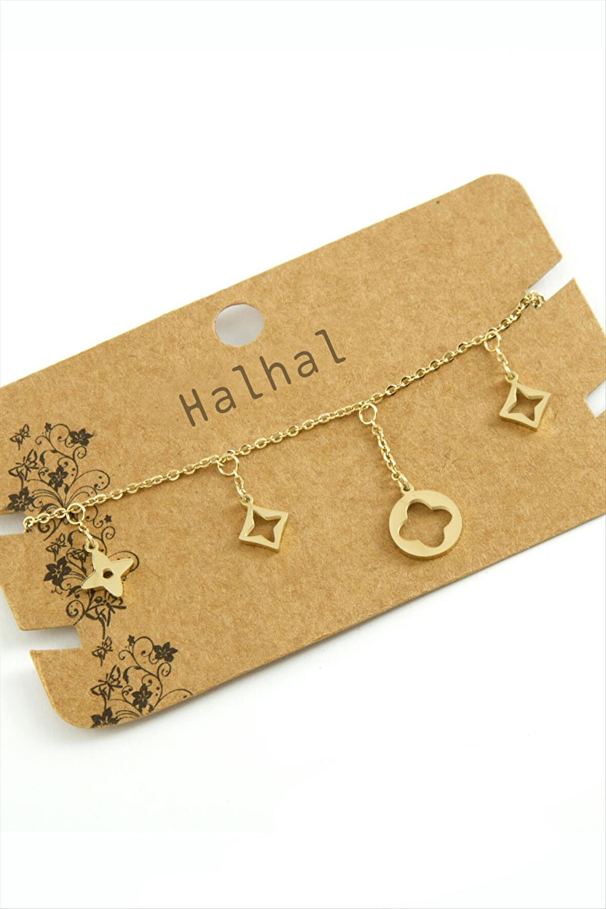 Çiçek Lüks Çelik Halhal