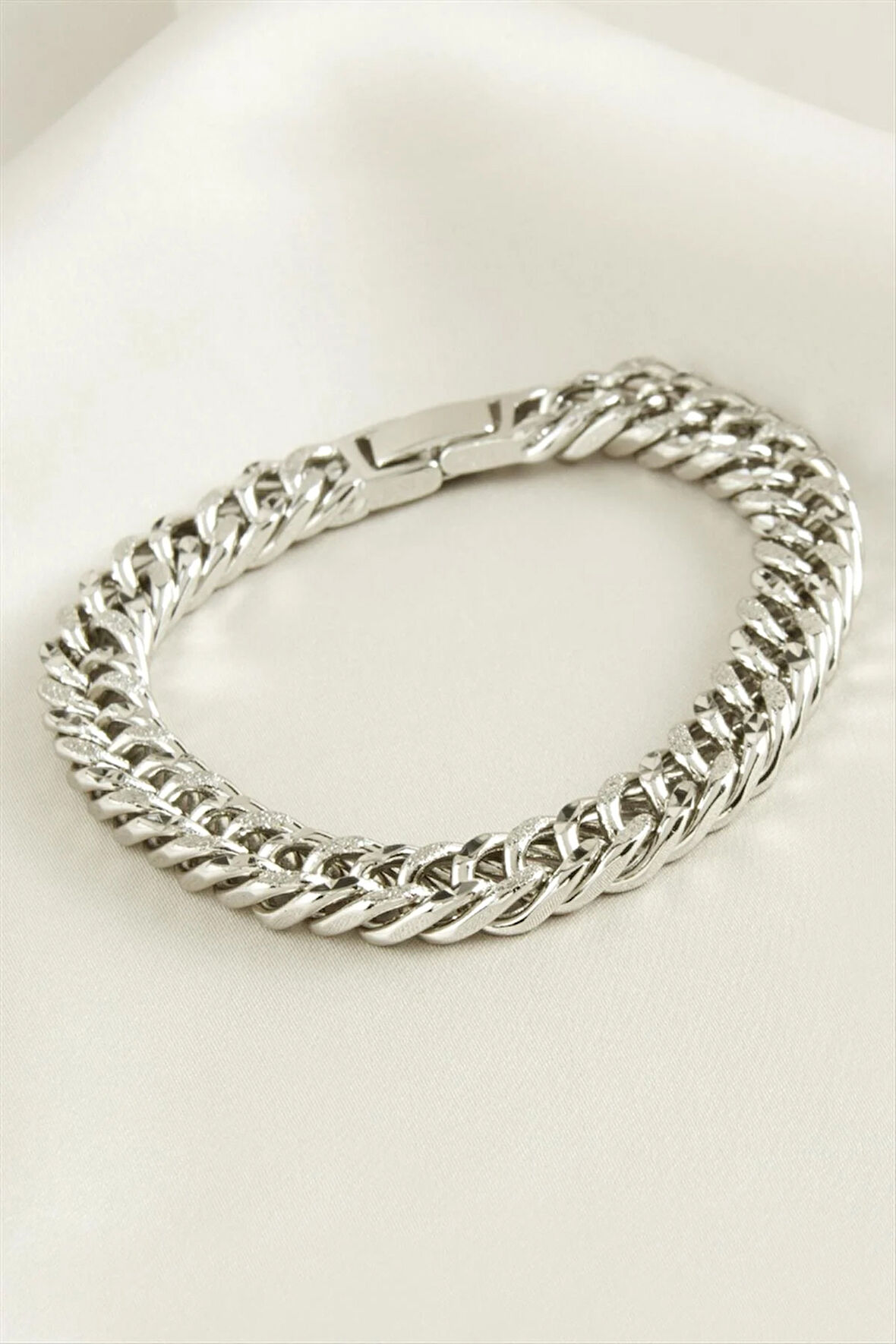 Xuping Simli Zincir Lüks Çelik Bileklik